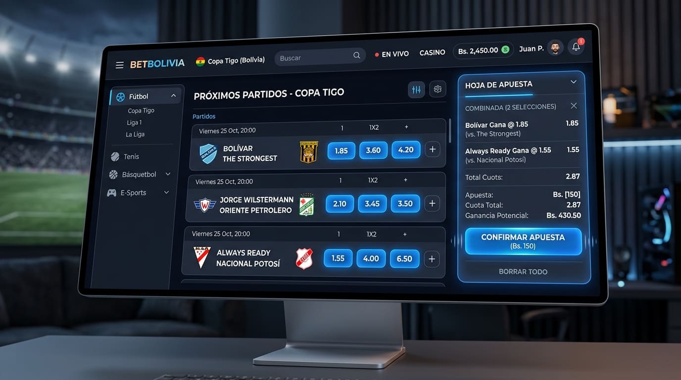 Mercados de Copa Tigo listos para confirmar en el sportsbook de Metabet