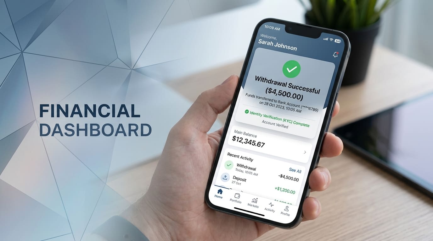 Solicitud de retiro habilitada tras completar la verificación de cuenta